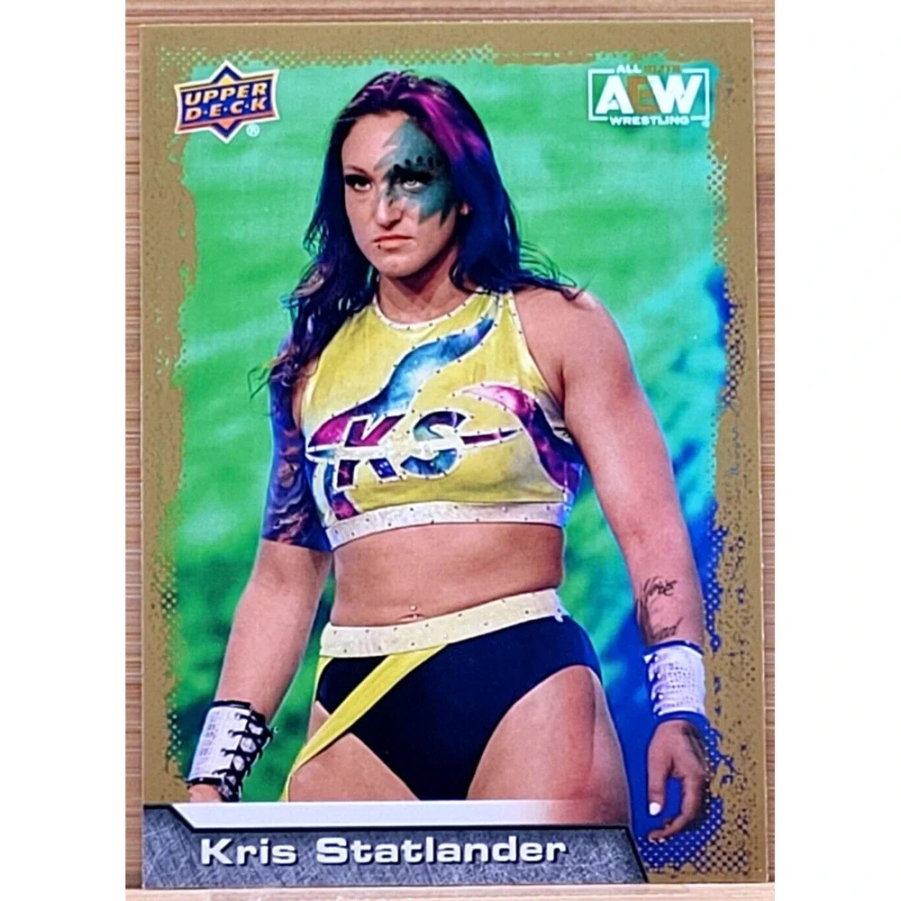 2022 UPPER DECK AEW  KRIS‎ STATLANDER GOLD